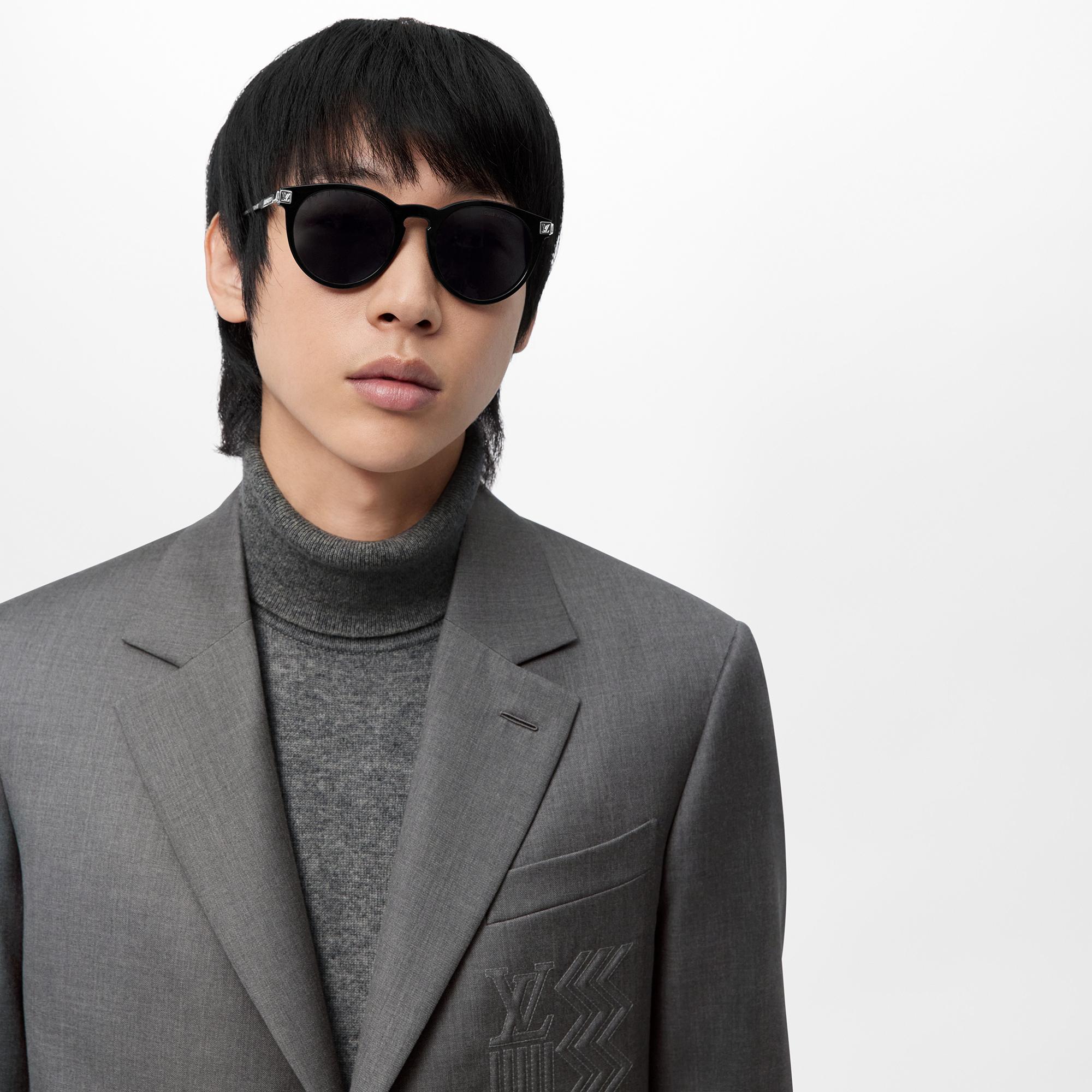 LV Rise Round Sunglasses - Luxury S00 Black | LOUIS VUITTON